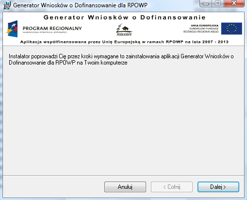 Składniki zostaną zainstalowane po zatwierdzeniu licencji - należy kliknąć przycisk Accept (wersja angielskojęzyczna).