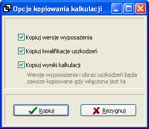 4.7.4. Import z AudaPad Umożliwia zaimportowanie istniejących kalkulacji z AudaPad do aktualnie edytowanej sprawy.