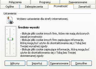Konfiguracja Do poprawnego działania wystarcza dowolna przeglądarka internetowa obsługująca protokół szyfrujący SSL, JavaScript oraz pliki cookies.