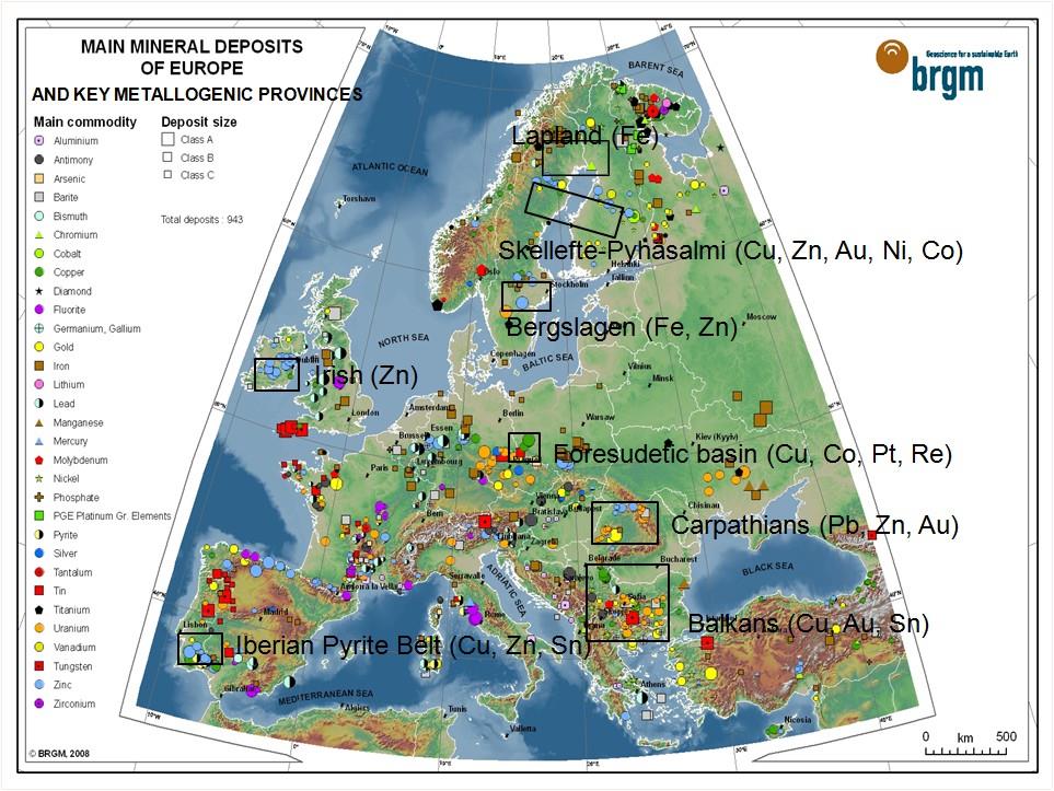 Jak rynek UE radzi sobie z dostępem do surowców? Potencjał surowcowy Europy. Szacuje się, że wartość metali, zalegających w Europie na głębokości 0,5-1,0 km to około 100 bilionów.