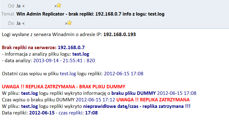 log gdzie: - xxx podajemy ilość wierszy (sugerowana jest ilość około 500 wierszy w celu możliwości wykonania monitoringu) Skrypt umieścić należy w cron ie systemu Unix w celu cyklicznego powtarzania.