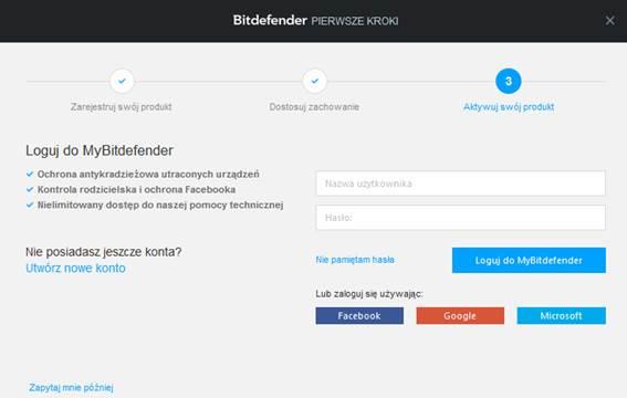 5. W kolejnym etapie możesz sprawdzić, czy na Twoich urządzeniach, na których zainstalowany jest Bitdefender jest wszystko w porządku. 6.