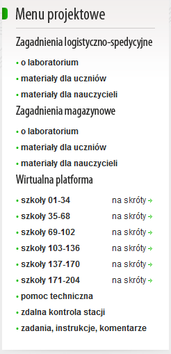 S t r o n a 4 Następnie w menu projektowym należy wybrad opcję Wirtualna platforma oraz odpowiednią pozycje, w której umieszczony jest kod szkoły