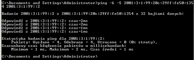 B. Sprawdzić wzajemną osiągalność sąsiadów przy pomocy komy ping. osiągalność R1 -> R2 osiągalność R3 -> R2 osiągalność K1->R1 osiągalność K2 -> R3 osiągalność ISP -> R2 3. Badanie routingu: A.