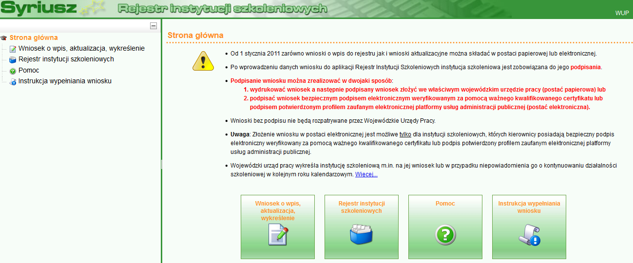 Rysunek 16 Możliwość wykonania procedury drogą elektroniczną portal biznes.gov.