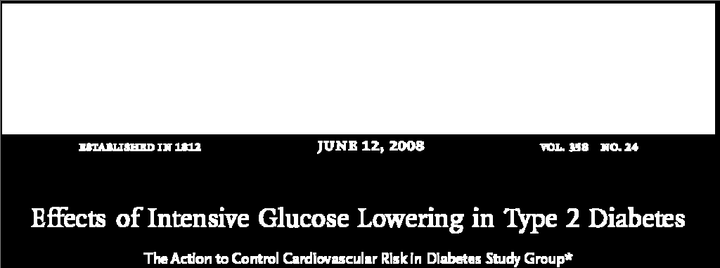Czy intensywna kontrola glikemii u chorych z cukrzycą typu 2 obciążonych