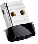 Karty sieciowe KOM0045 KOM0046 KOM0047 TP-LINK TL-WN422G Karta Wi-Fi USB + antena Standard: IEEE 802.11 b/g Interfejs: USB 2.0 typ A Max.