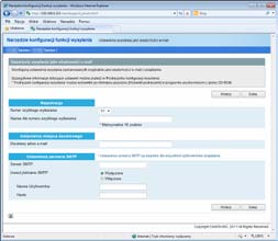 Wysyłanie wiadomości e-mail Sprawdzanie informacji serwera SMTP Kliknij przycisk [Cancel] (Anuluj).