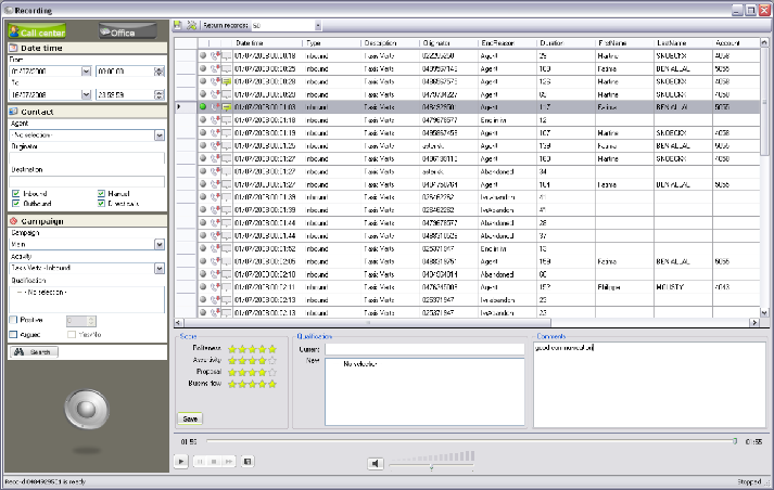Nixxis Contact Suite Monitorowanie systemu System Nixxis umożliwia monitorowanie wszystkich elementów systemu. Zarówno elementów hardware jak i zainstalowanych aplikacji programowych.