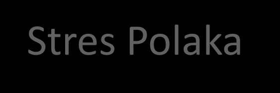 Stres Polaka Pod względem poziomu stresu w biznesie Polska