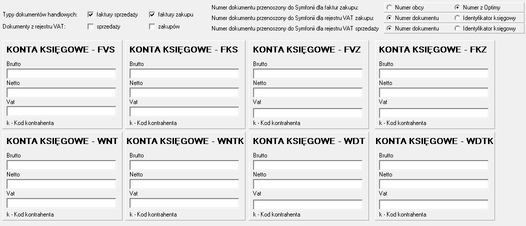 W pierwszej kolejności należy podać nazwę serwera i nazwę bazy. W przypadku zabezpieczenia serwera poprzez logowanie NT wystarczy zaznaczyć logowanie NT.