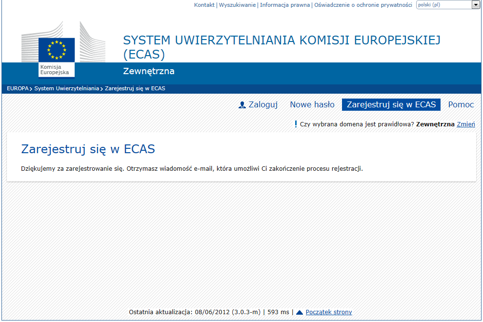 8. W ciągu kilku minut, system wyśle na podany przy rejestracji adres e-mail automatyczną wiadomość zawierającą Państwa nazwę użytkownika oraz link aktywacyjny do konta. 9.