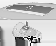 44 Kluczyki, drzwi i szyby Zamykanie Lekkie naciśnięcie przycisku r do pierwszego punktu oporu: okno dachowe jest zamykane z pozycji pełnego otwarcia lub pozycji spojlera przy włączonej funkcji