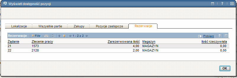 Podstawowe informacje zawsze pod ręką Gospodarka Magazynowa Okno
