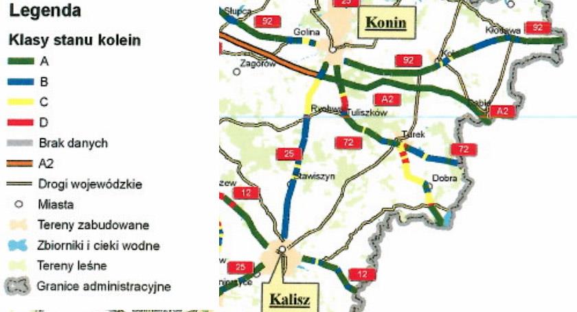 Źródło: www.gddkia.gov.pl, Raport stanu dróg na koniec 2013 r.
