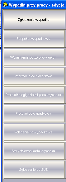 ASYSTENT BHP Wypełnienie całej dokumentacji powypadkowej jest wyjątkowo proste