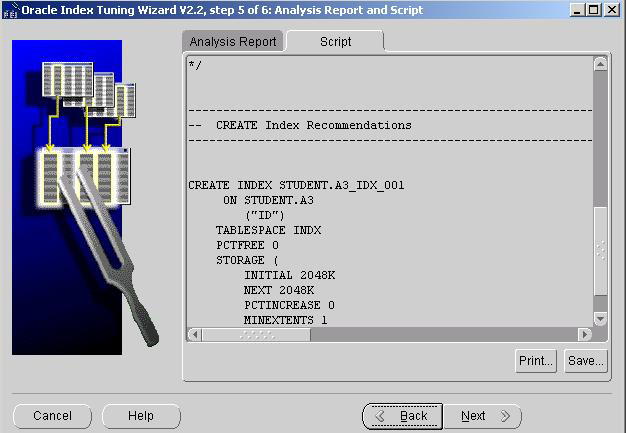 Enterprise Manager 9.2 jako narzędzie wspomagające proces strojenia i przewidywania problemów 65 8.