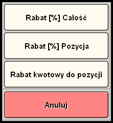 3.12. Rabaty Rabaty są wcześniej zdefiniowaną, procentową zniżką na zamawiane artykuły.
