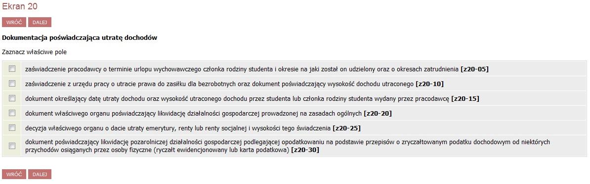 utratę dochodu dotyczą Twojego przypadku