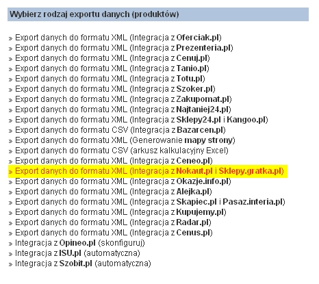 2.6.5 Integracja z Nokaut.