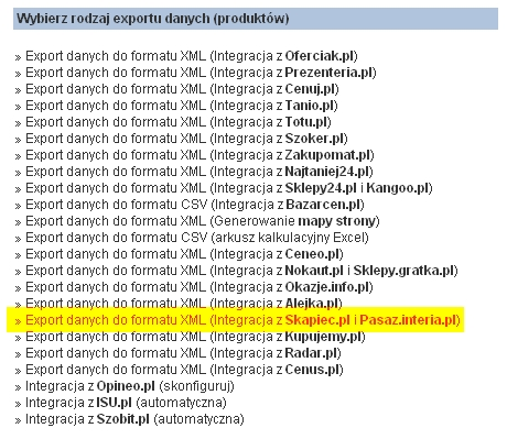 2.6.10 Integracja z Skąpiec.