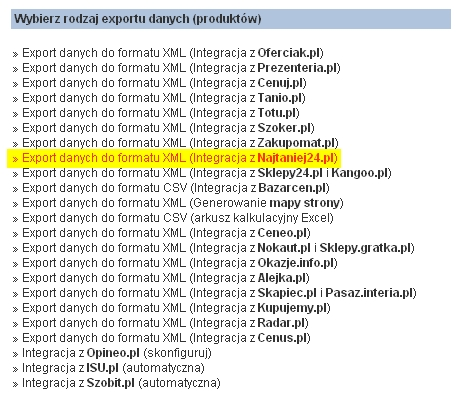 2.6.18 Integracja z Najtaniej24.