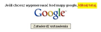 2.6.23. Konfiguracja mapy dojazdowej Głównym założeniem tej funkcji jest zobrazowanie klientowi lokalizacji sklepu.