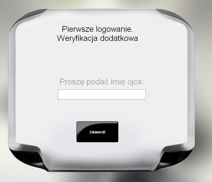 Rys. 6. Strona startowa kiosku BCW. Po podejściu do kiosku BCW użytkownik napotka albo wygaszacz ekranu lub stronę startową Rys. 6. Należy włożyć kartę do czytnika znajdującego się w kiosku BCW.