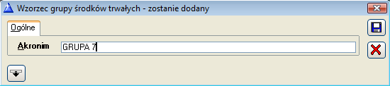 [Dodaj] umożliwia dodanie nowego dokumentu inwentarzowego.