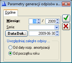Następnie należy nacisnąć przycisk:, znajdujący się obok przycisku: [Generowanie dokumentów] i wybrać opcję: Generacja odpisów.