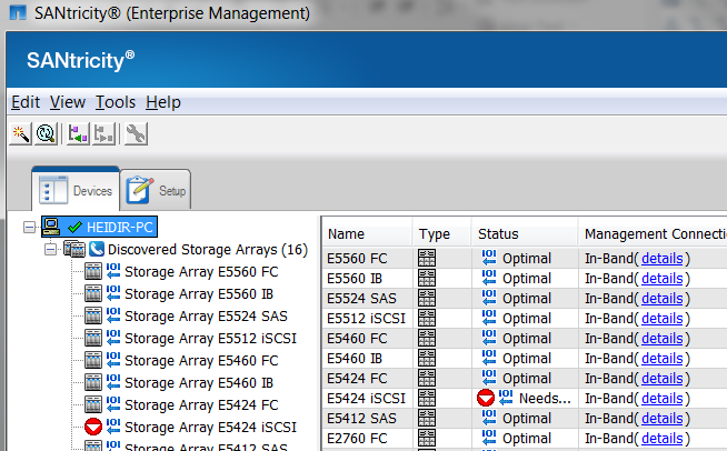 E-Series SANtricity Operating System Dla platformy E-series: Modularna konstrukcja Zbudowany na systemie SANtricity SANtricity GUI Wykorzystaj SANtricity