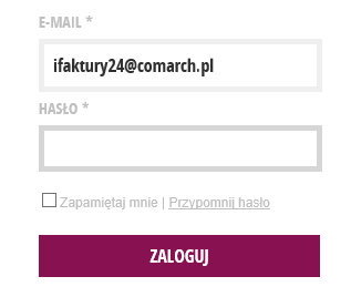 Logo firmy jest również pobierane z Konfiguracja/ parametry/ faktury. Logo jest wymagane podczas wysyłania wizytówki do wszystko.