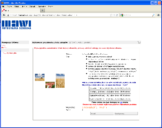 Kiedy naciśniesz opcję przesyłania, program przypomni Ci o konieczności wejścia na stronę www i połączenia on-line z naszym serwisem, aby przesłać projekt. Upewnij się, że masz aktywne połączenie.