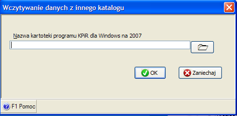 Program umożliwia wczytanie danych o firmach, właścicielach, urzędach i pracownikach z programu KPiR. Operacja ta zaoszczędza czas wymagany do ponownego wpisania tych danych.