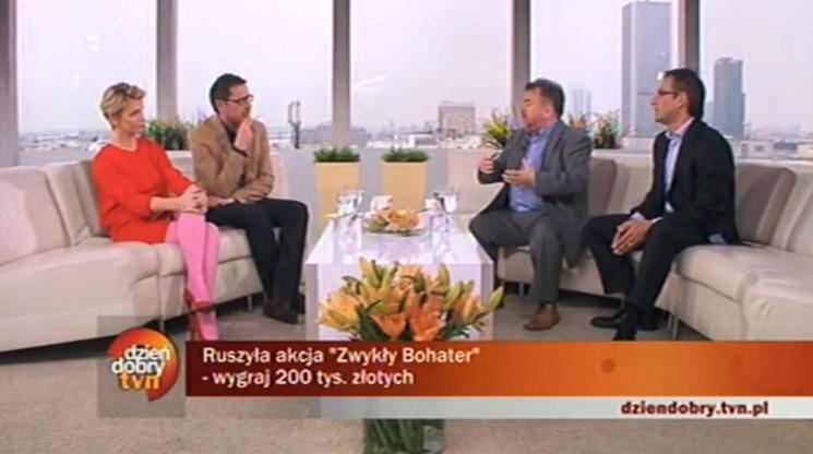 Nowe pozycjonowanie... Współpraca z mediami: TVN i Onet.