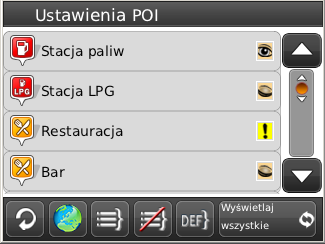 .5 Import/Eksport POI Użytkownik może importować / eksportować listę własnych POI do pliku *.csv. Eksportowany plik znajdziesz w \MapaMap\MapaMapAddins, na nośniku MapaMap.