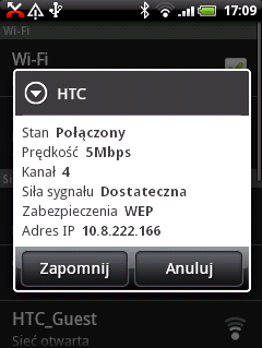 Połączenia z internetowe 119 Łączenie z siecią Wi-Fi z zabezpieczeniem EAP-TLS Aby umożliwić łączenie się z siecią Wi-Fi z protokołem uwierzytelniania EAP-TLS, należy zainstalować certyfikat sieciowy