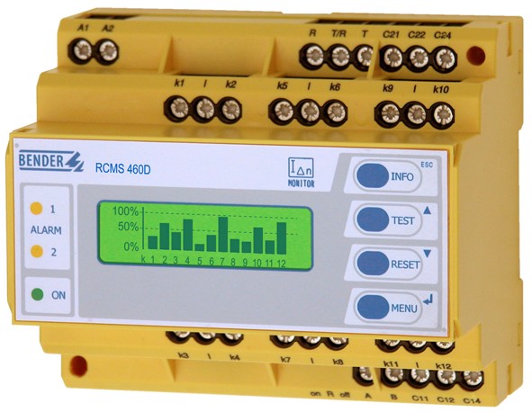 Jakie prądy może monitorować system RCMS znamionowe różnicowe błądzące RCMS4 60 przewodu N ciągłość przewodu N przewodu
