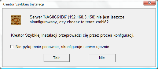 producenta www.qnap.com. Program ten automatycznie znajdzie podłączone do sieci urządzenia marki QNAP. 2.