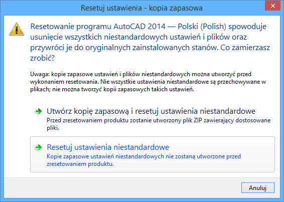 Ze względu na odbywanie zajęć przez wielu studentów przy jednym stanowisku, powyższe okno może wyglądać inaczej.