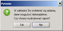 2.6 Raporty dotyczące projektów Printoscope Reports udostępnia następujące raporty dotyczące projektów: 6.