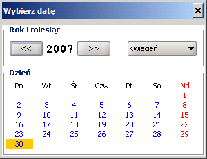 Rys. 6. Wybór raportu 3.