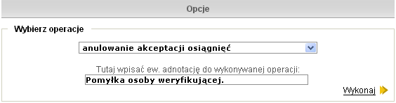 Podstawowe zadania administratora gimnazjum Zostanie wyświetlone zapytanie o chęć wykonania żądanej operacji, którą należy potwierdzić klikając przycisk OK. Rysunek 54. Cofanie operacji.