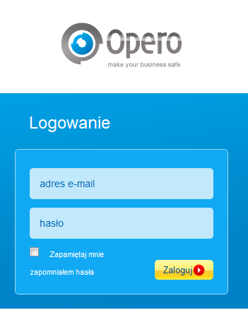 7 Panel klienta Opero Panel klienta Opero dostępny jest za pośrednictwem przeglądarki www pod adresem https://panel.opero.pl/.