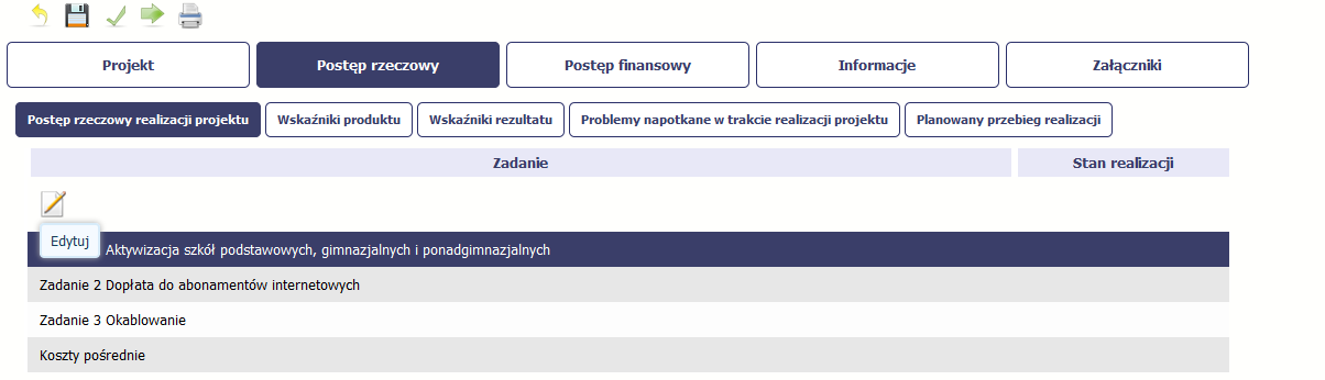 Wskaźniki produktu w zakładce tej wskazujesz liczbę wytworzonych produktów w odniesieniu do danego okresu rozliczeniowego.