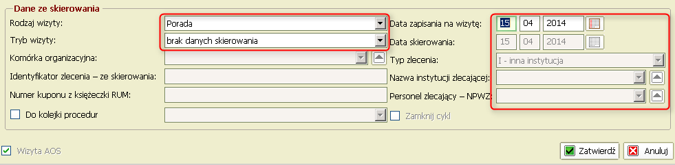 5. Obsługa e-rejestracji (dla lekarza) W oknie zarejestrowanych pacjentów lekarz przy godzinie wizyty zaobserwuje globus oznacza to, że pacjent zapisał się na