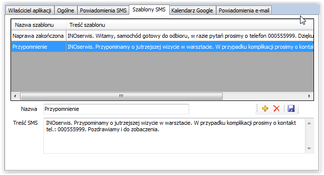 13. Kalendarz Google Zaplanowane wizyty Klientów w warsztacie można dodatkowo synchronizować z kalendarzem Google.