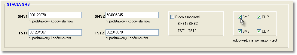 6.Testy 6.1 Test okresowy Nadajnik ATG-SG1 można zaprogramować w taki sposób, aby co określony czas wysyłał do stacji odpowiedni kod zdarzenia (test).