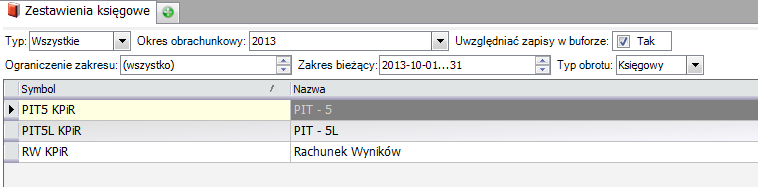 KPIR Zapisy KPIR Zestawienia księgowe KPIR Zaliczki na podatek PIT Różnice kursowe KPIR Zapisy KPIR Wszystkie dokumenty wprowadzone w Ewidencji Dokumentów po predekretowaniu umieszczane są