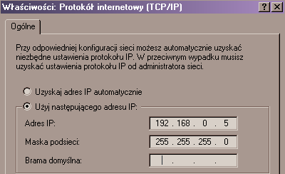 Oczywiście interesuje nas Połączenie krzyŝowe.